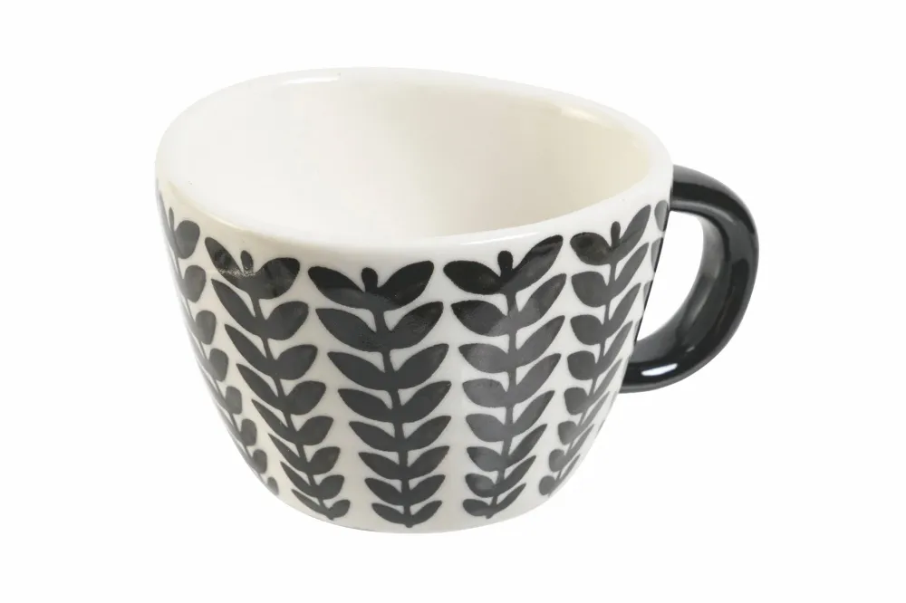 Set 6 Tazzine Caffè Gres 90 ml Villa d'Este Home Tivoli Masai Black