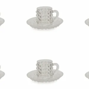 Set 6 Tazzine da Caffè Vetro Villa d'Este Home Tivoli Diamond