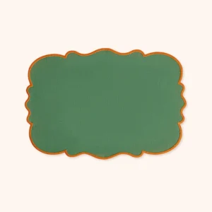 Set 2 Tovagliette Verde/Arancio