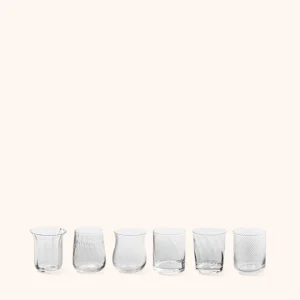 Set 6 Tumbler Texture Assortite