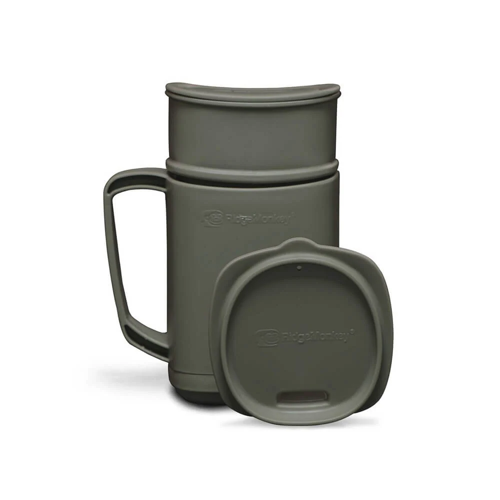 Set di utensili Ridge Monkey ThermoMug DLX Brew Verde