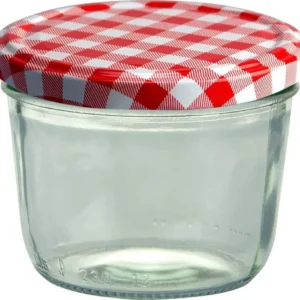 Set 4 Vasetti Vasetto Barattoli Vetro 45 Ml Conserve Coperchio Avvitabile