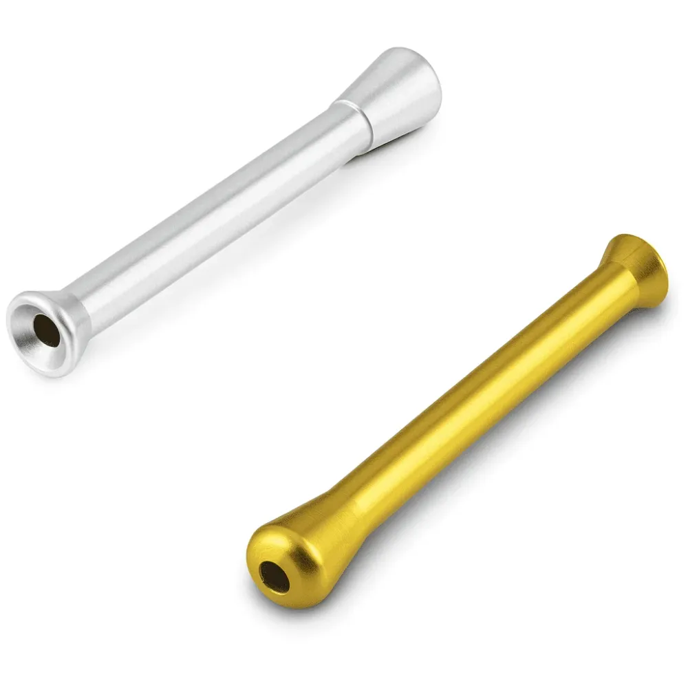 Set di Ziehröhrchen argento e oro - robusta esecuzione alluminio