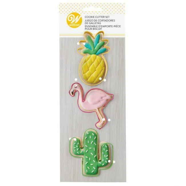 Set/3 Tagliabiscotti Tropicali