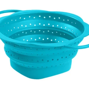 Setaccio pieghevole KOCHBLUME L 32x25x11,5 cm turchese