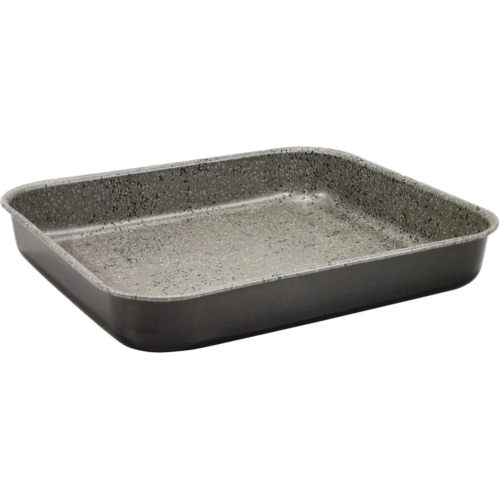 Sfornatutto Basso Teglia 29x25xh3cm Grigio Pietra Alluminio Antiaderente 036855m