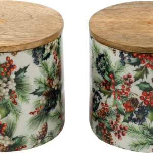 Sifcon Scatola Regalo Bacche Legno di Mango – 100 × 100 × 100 mm – Idonea per alimenti