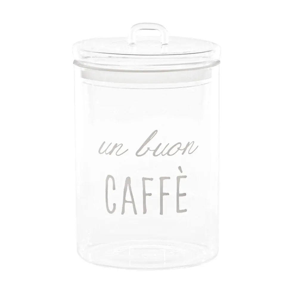 SIMPLE DAY Baratto Contenitore Caffè Un Buon Caffè 20x12cm Vetro
