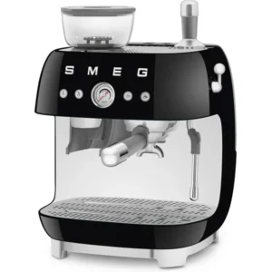 Smeg Macchina per espresso 50's Style EGF03BL (portafiltro) – 15 bar, 2,4 l, ugello per schiuma di latte, 33,4 × 44,3 × 43 cm
