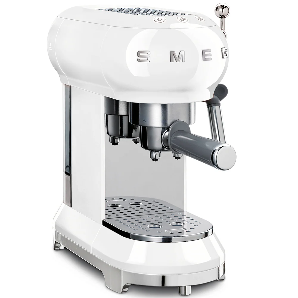SMEG Macchine da Caffè Espresso 50's Style Bianca