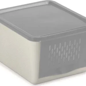 SNIPS Contenitore alimenti 2L Porta Cipolla e Verdura Grigio