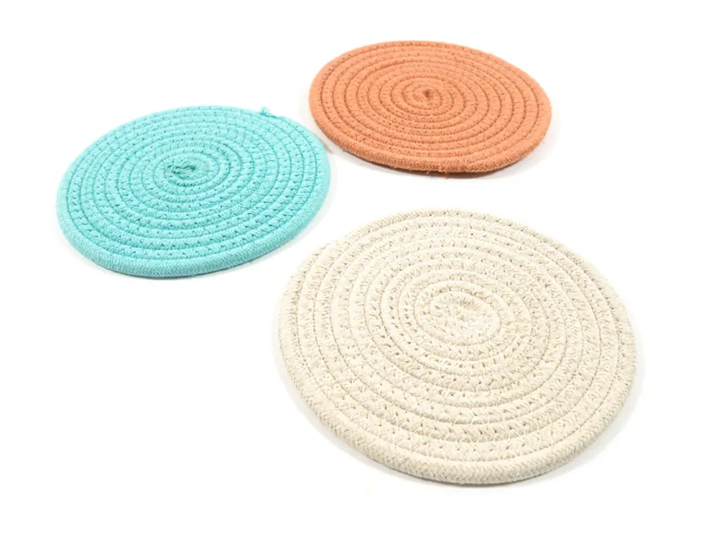 Sottopiatto corda diametro 33cm colori assortiti