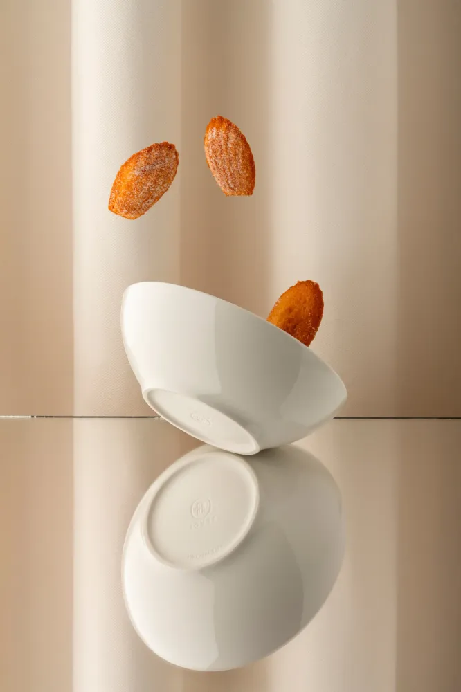 Sottopiatto Madeleine D31,5 cm H3,5 cm alabastro bianco