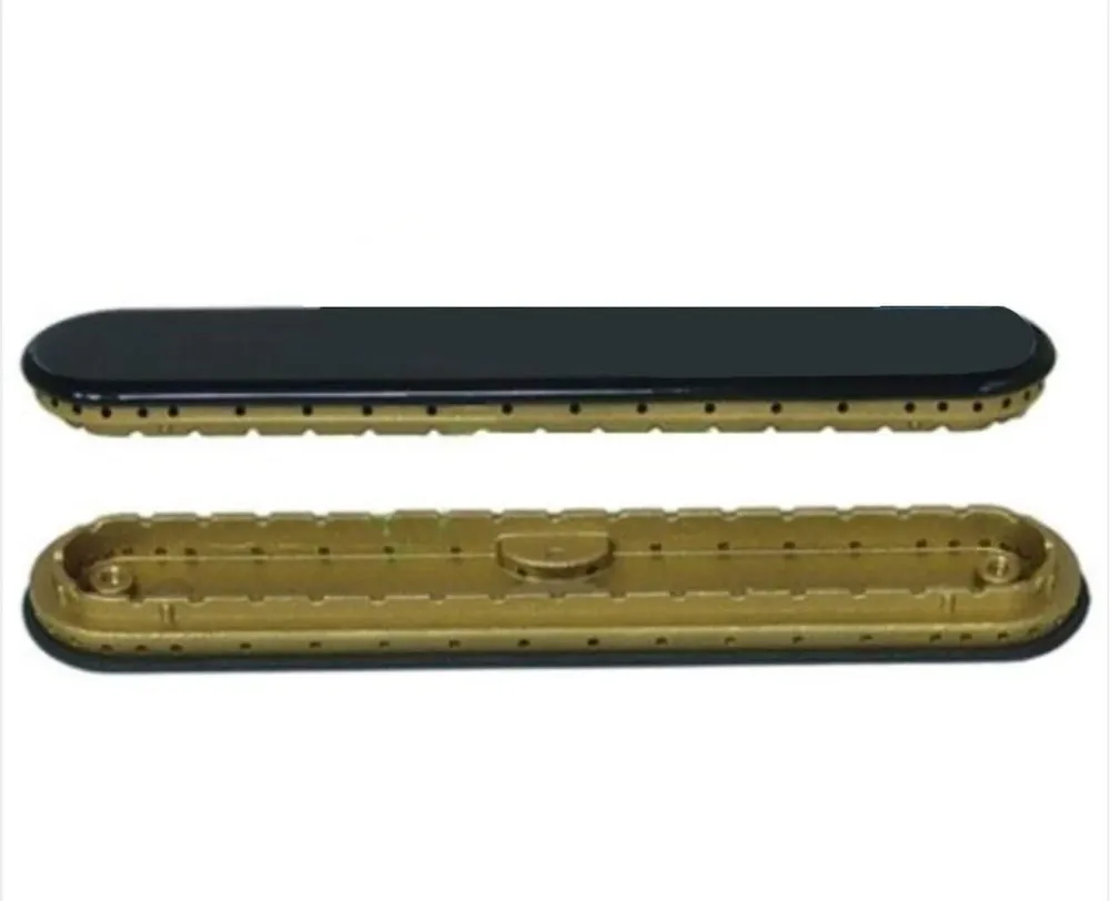 1 SPARTIFIAMMA PESCIERA NERO LUCIDO + OTTONE PER CUCINA GAS ILVE S 2606