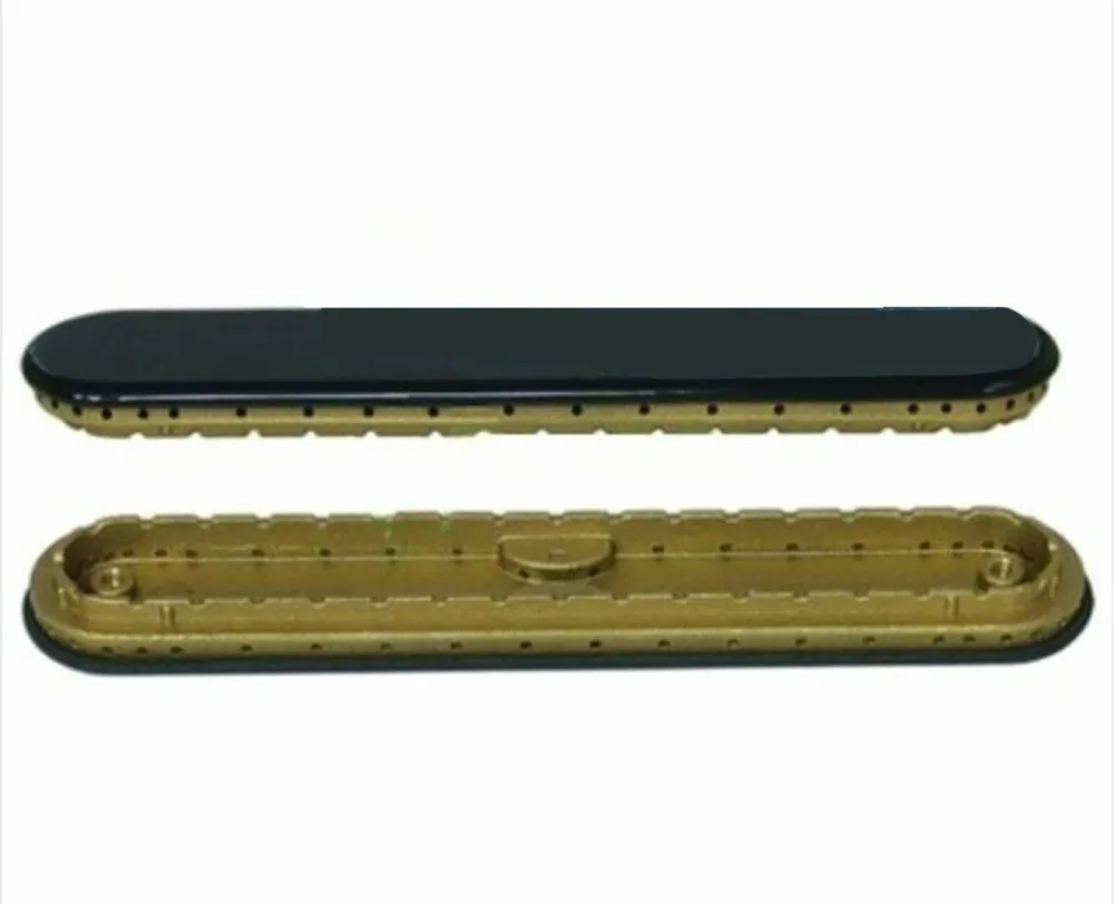1 SPARTIFIAMMA PESCIERA NERO LUCIDO + OTTONE PER CUCINA GAS ILVE S 2606