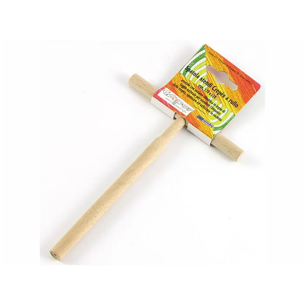 Spatola Rullo Crepes Legno Su/V