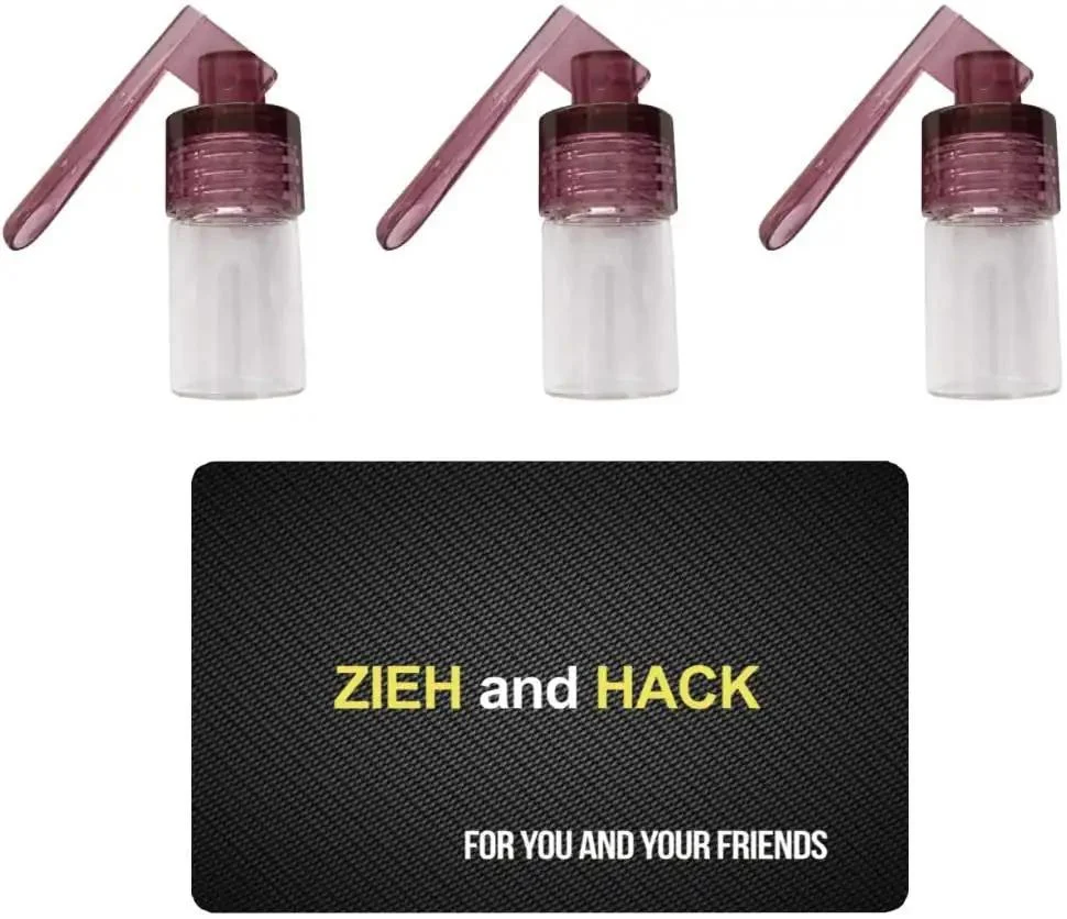 3 x Spender con cucchiaio pieghevole – chiaro incluso `Zieh and Hack`-carta