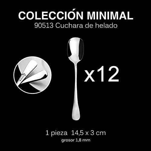 Mr. Spoon Minimal Collection Set di Posate da Portata Pallina Di Gelato