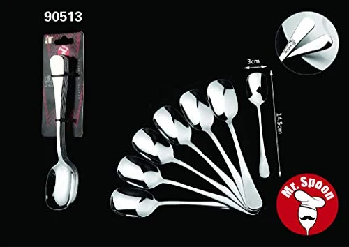 Mr. Spoon Minimal Collection Set di Posate da Portata Pallina Di Gelato