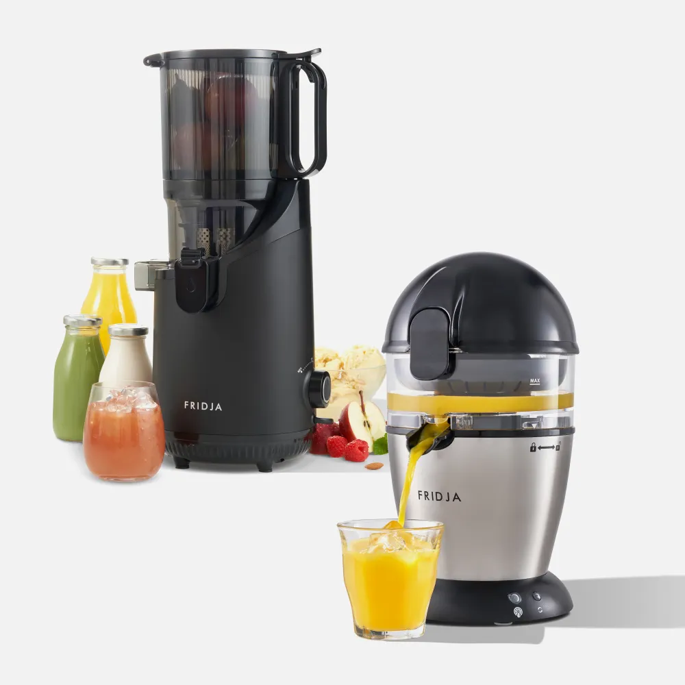 Spremiagrumi Duo - 900 Spremiagrumi automatico e f2500 Spremiagrumi autoalimentante