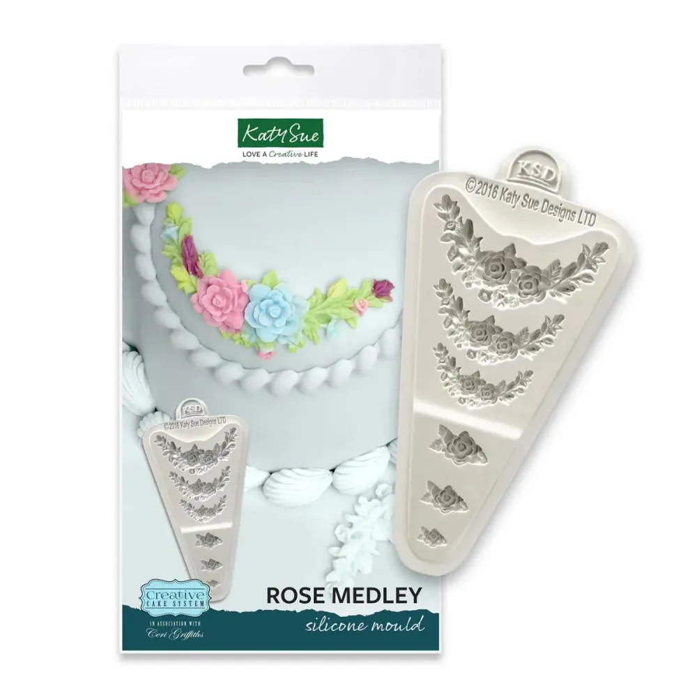 Stampo Katy Sue - Decorazione di Rose
