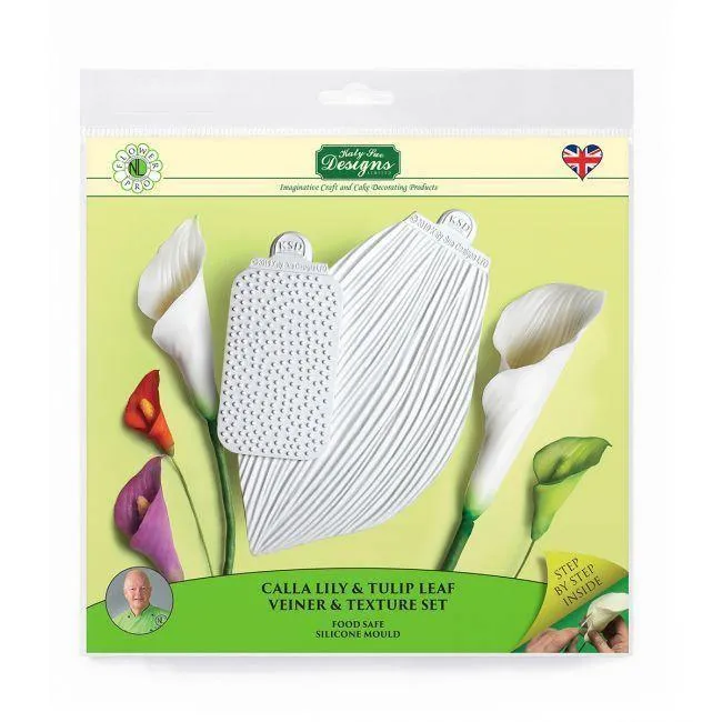 Stampo Katy Sue - Set Vena e Texture Foglia di Giglio e Tulipano