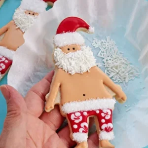 Stampo per biscotti forma di Babbo Natale Hawaii