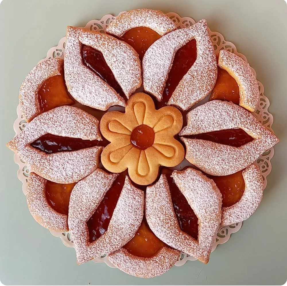 Stampo per biscotti forma di Biscotorta Mandala farcita (9 pz)