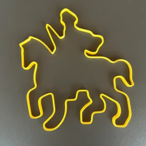 Stampo per biscotti forma di Cavallo di San Martino (25 x 25 cm)
