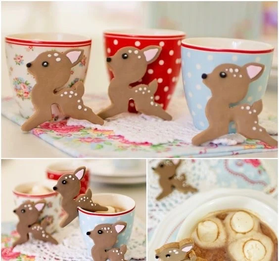 Stampo per biscotti forma di Cerbiatto da tazza