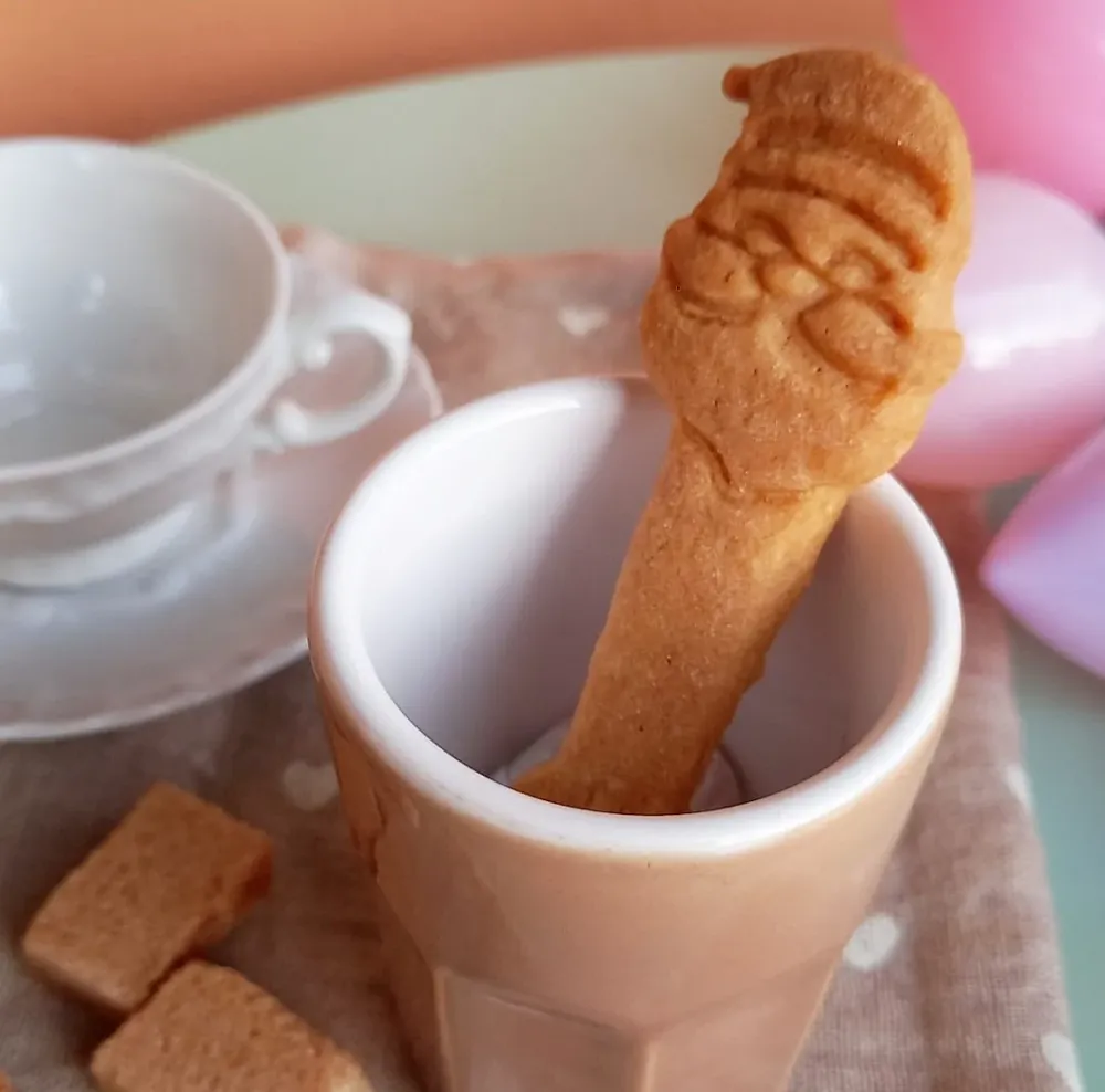 Stampo per biscotti forma di Cucchiaino Babbo Natale