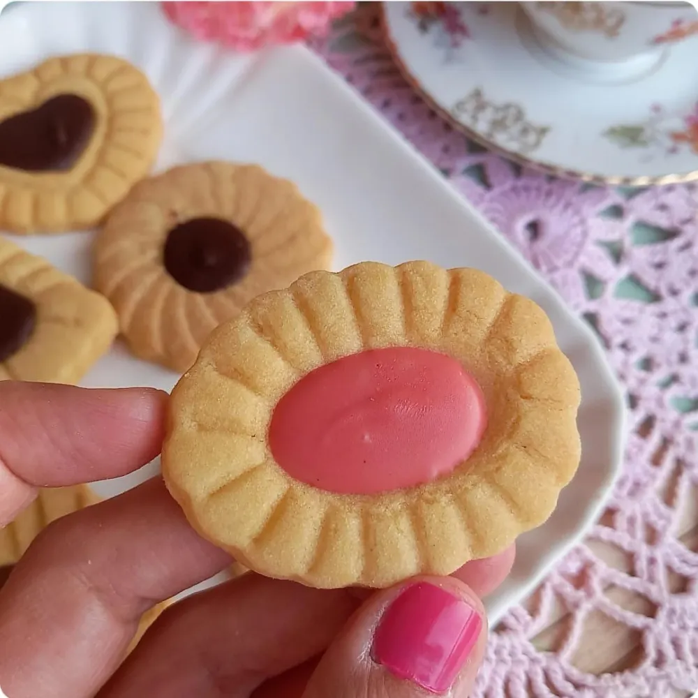 Stampo per biscotti forma di Gioiello Ovale (2 pz)