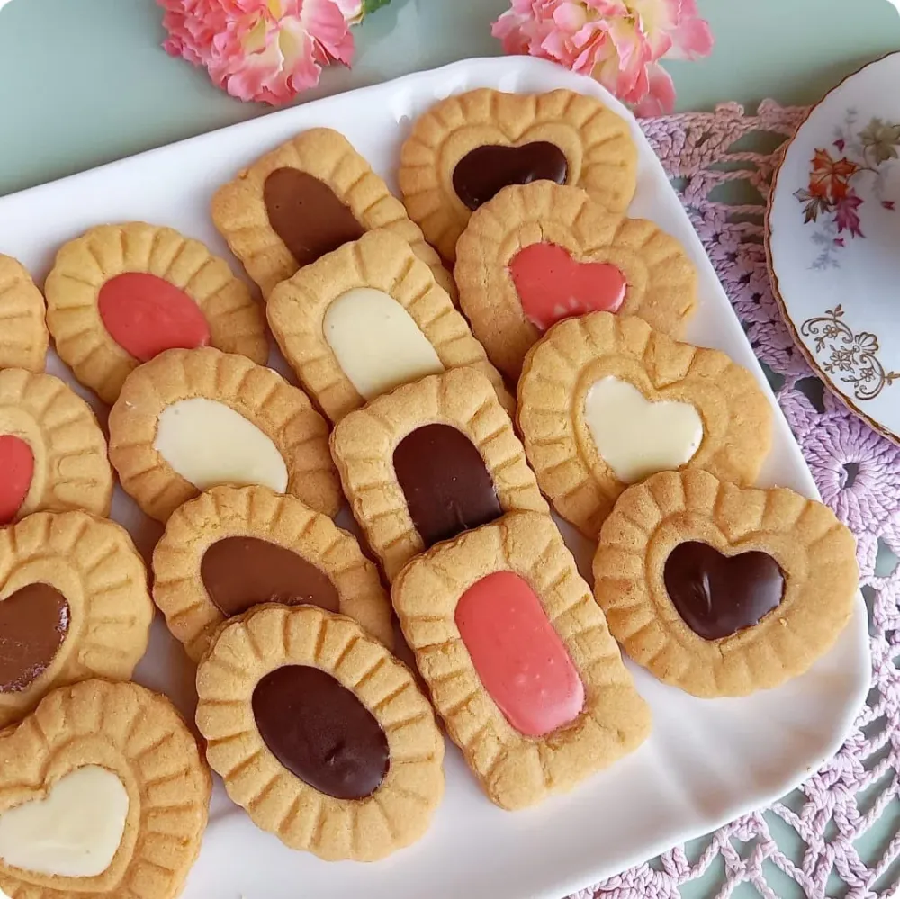 Stampo per biscotti forma di Gioiello Ovale (2 pz)