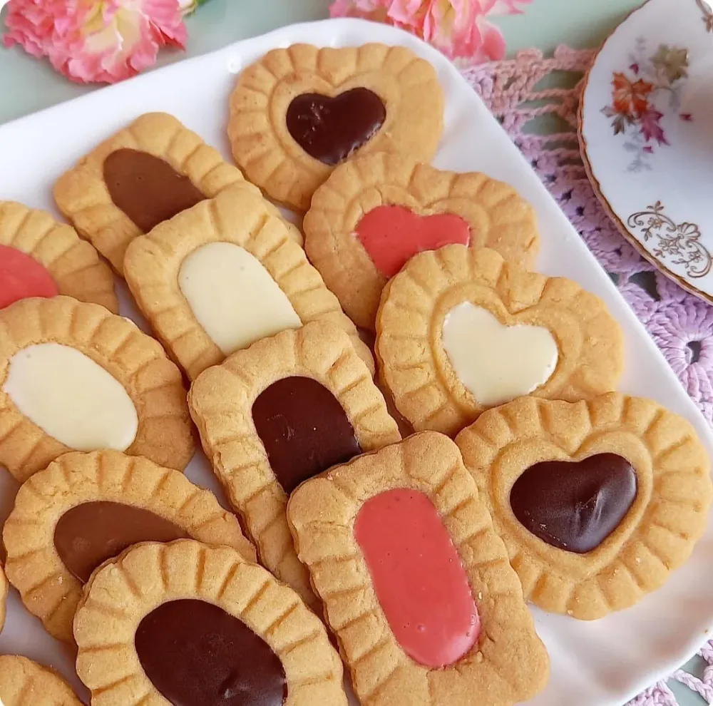 Stampo per biscotti forma di Gioiello Ovale (2 pz)