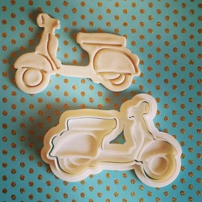 Stampo per biscotti forma di profilo vespa