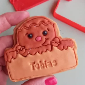 Stampo per biscotti forma di Segnaposto Omino