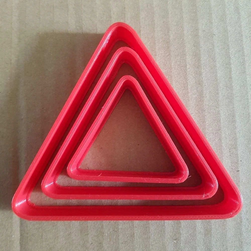 Stampo per biscotti forma di Set triangoli (3pz)