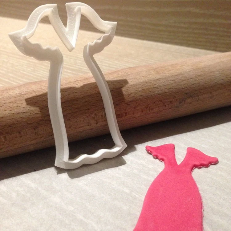Stampo per biscotti forma di Vestito scollo V