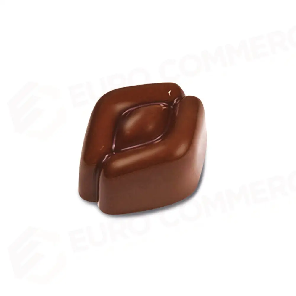STAMPO PER PRALINE BONBONS BACHOUR MM 275X135, 21 PEZZI 33 X 27 X 17 H - VOL. 10 GR - PC61FR - PAVONI ITALIA