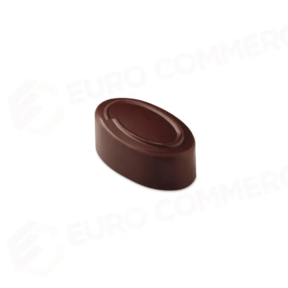 STAMPO PER PRALINE OVALI ARTISANAL MM 275X135, 21 PEZZI LINEA MM 37X21X14 H - VOL. 10 GR - PC109FR - PAVONI ITALIA
