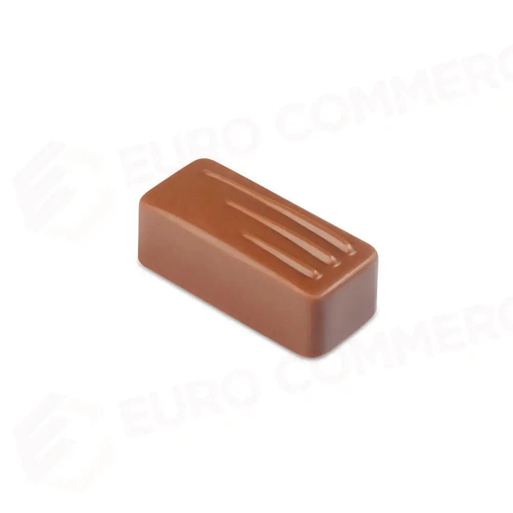 STAMPO PER PRALINE RETTANGOLARI ARTISANAL MM 275X135, 21 PEZZI FORCHETTINA MM 37X16X14 H - VOL. 10 GR - PC107FR - PAVONI I...