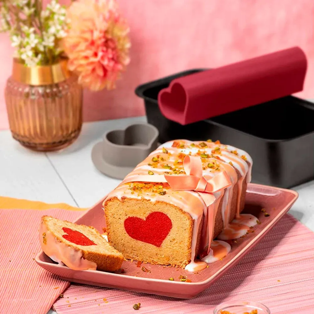 Stampo rettangolare con inserto cuore Kaiser WMF