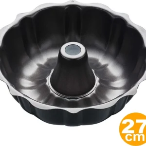 Stampo Teglia Tortiera Per Dolce Torta Ciambella Antiaderente Rotondo 27cm