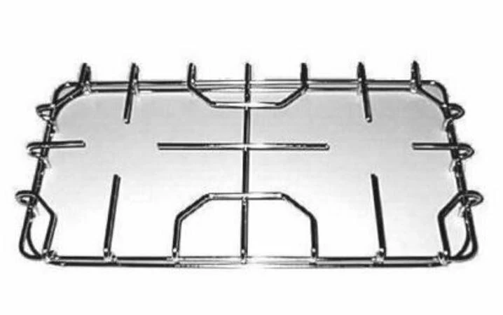 STAR GRIGLIA PER CUCINA GAS COLORE INOX 2 FUOCHI CM 34 X 22,5 F 5514