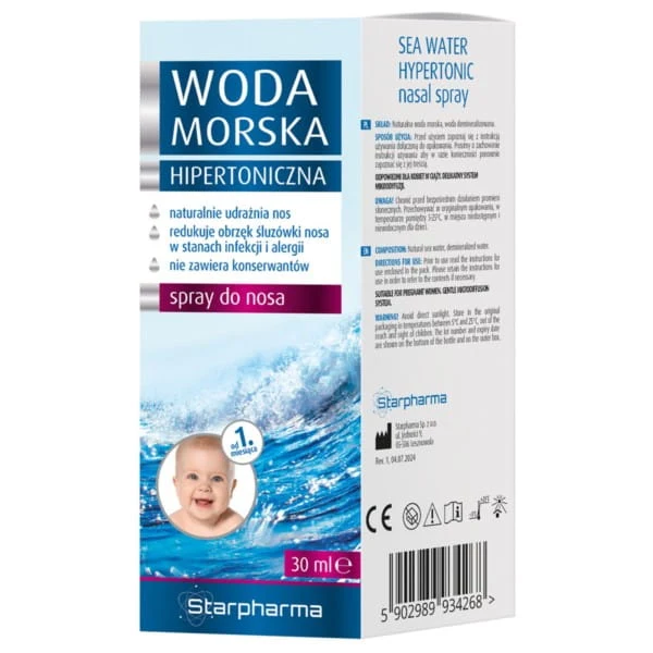 Starpharma Acqua di mare ipertonica 30 ml