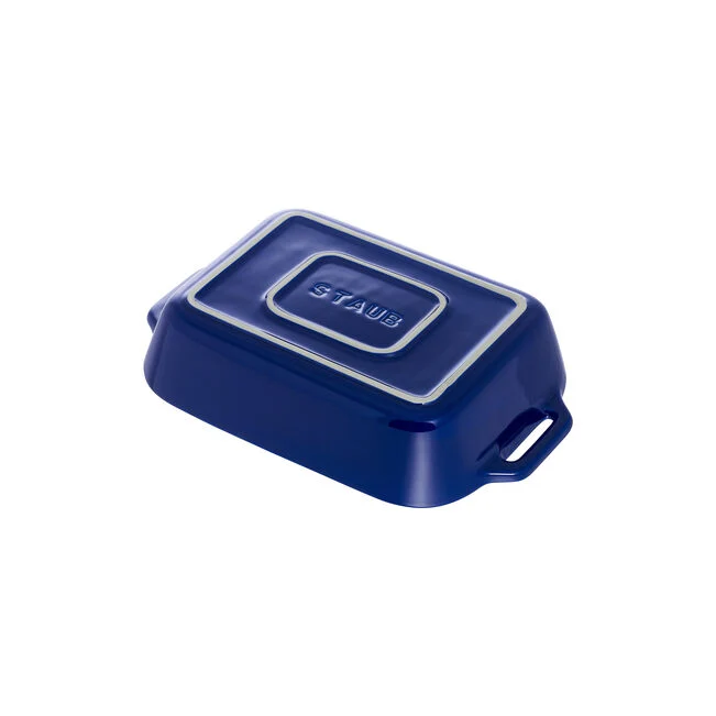 Staub Pirofila Rettangolare 27x20 cm Ceramica Blu