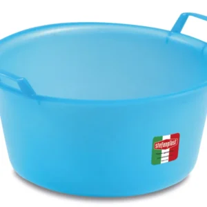 Stefanplast Bacinella Tonda Azzurra Lt. 10 - Ø Cm. 35X15 H