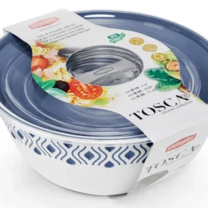 Stefanplast CIOTOLA TOSCA SET 3 PEZZI bianco/blu palace