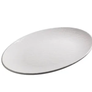 Stone Age Vassoio Ovale Cm.49x36,5x4,5h Bianco Melamina