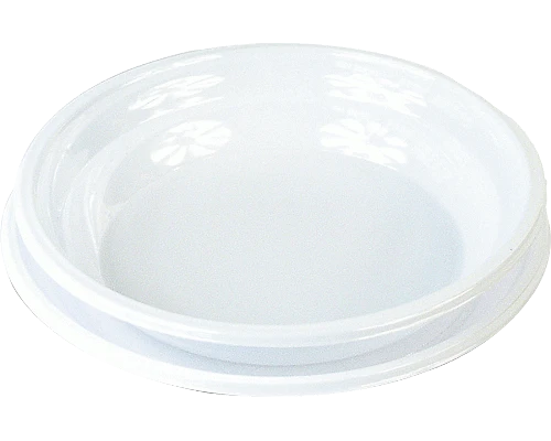 STOVIGLIE PLASTICA PIATTI FONDI pz 100 BIANCO